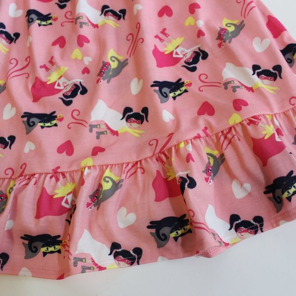 Gymboree Girl Nightgown Size XS 4 Pink Cat - Picture 3 of 3